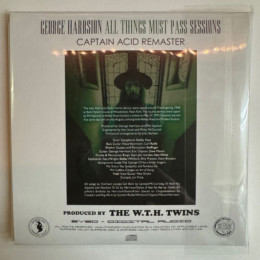 GEORGE HARRISON / ALL THINGS MUST PASS SESSIONS capitán ácido remasterizado (5 CD)
