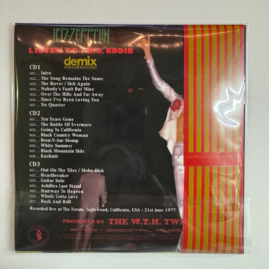 LED ZEPPELIN / LISTEN TO THIS, EDDIE “DEMIX” Pro Use Only Cover (3CD)