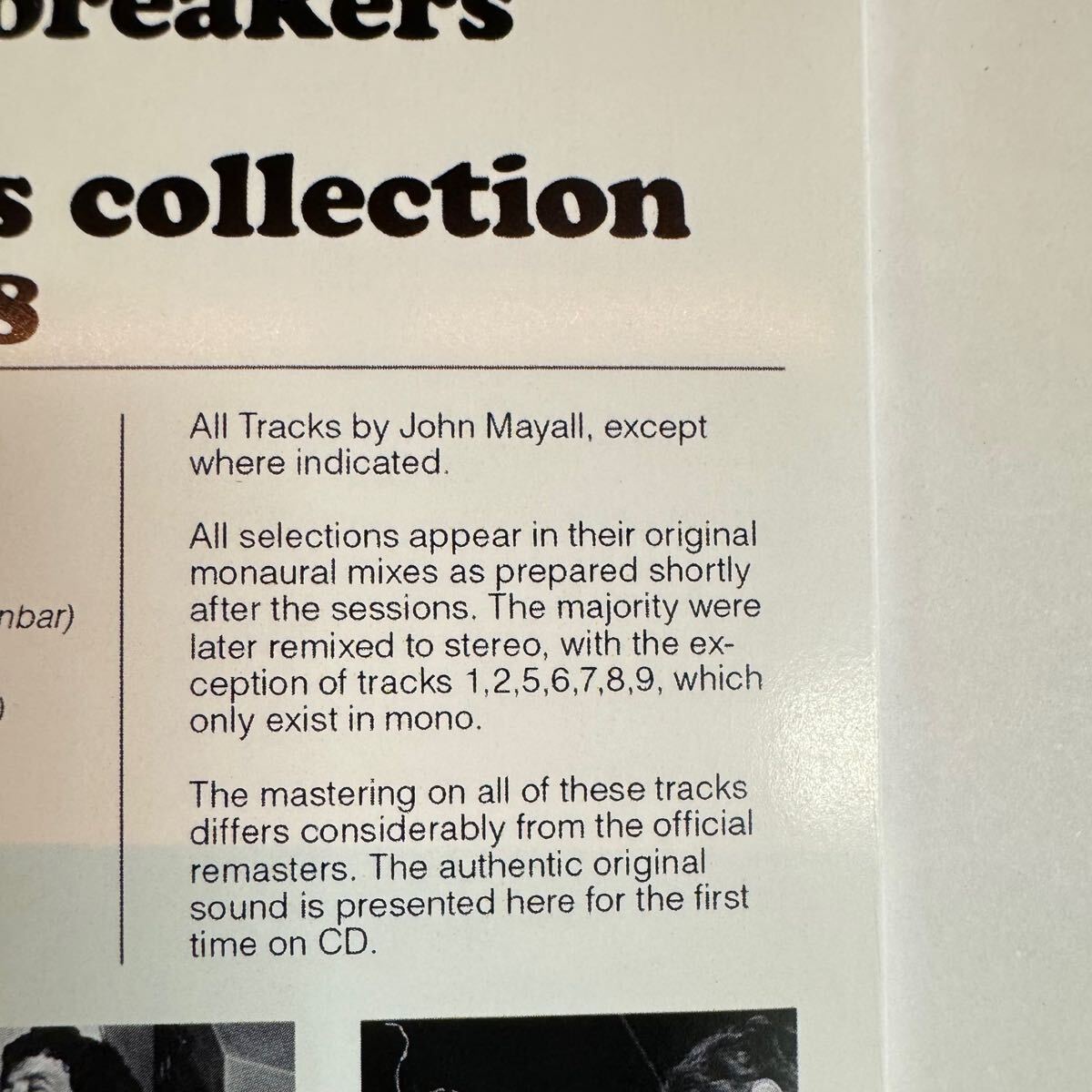 JOHN MAYALL AND THE BLUESBREAKERS / THE MONO SINGLES COLLECTION 1964-68 (1CD)