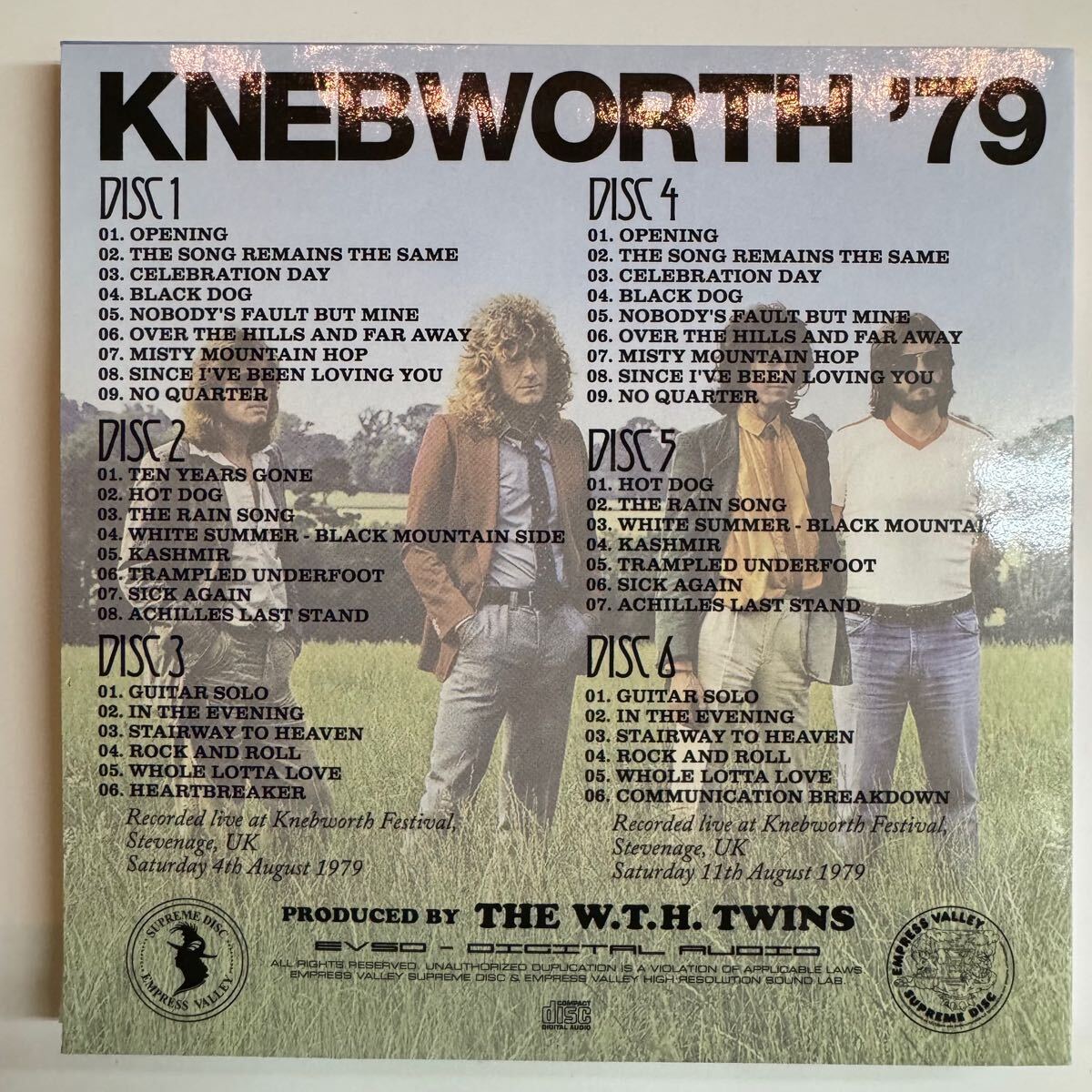 LED ZEPPELIN / OVERLOAD Knebworth 1979 (9CD BOX)