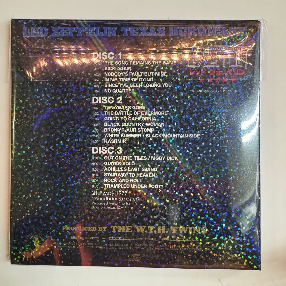 LED ZEPPELIN / TEXAS HURRICANE (CAJA DE 6 CD con material adicional)