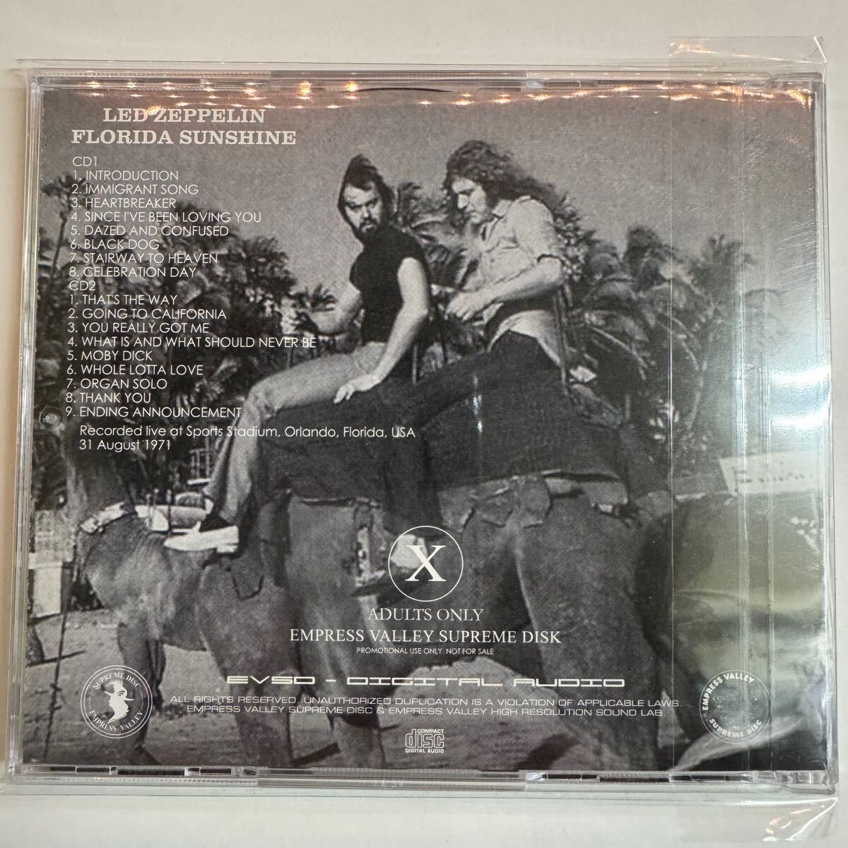 LED ZEPPELIN / FLORIDA SUNSHINE SOUNDBOARD (2CD)