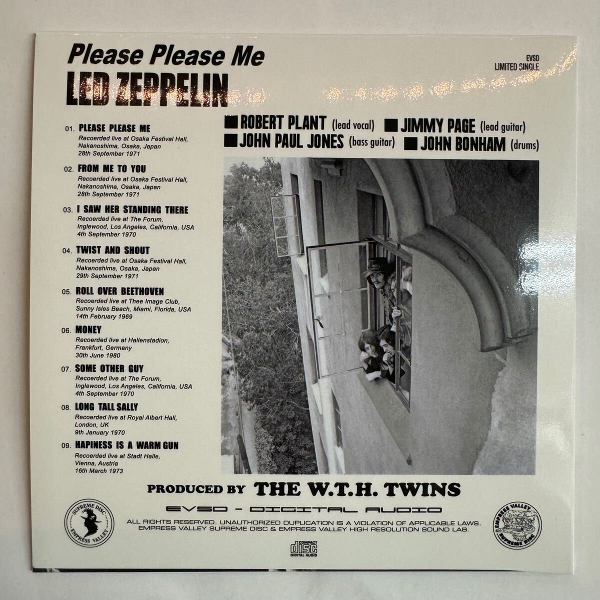 LED ZEPPELIN / PLEASE PLEASE ME 1CD EMPRESS VALLEY SUPREME DISK Limited ver.