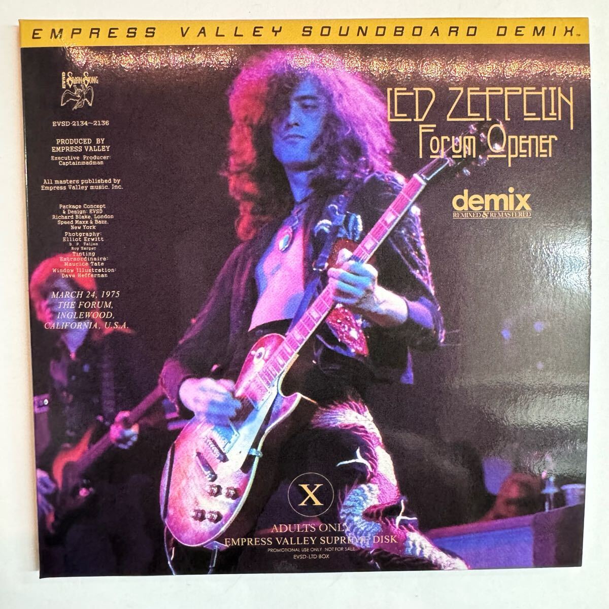 LED ZEPPELIN / FORUM OPENER SPECIAL BOX (12CD BOX) 1975 LA Forum 1st Night 4 ver. Pro Use Only Box Set!
