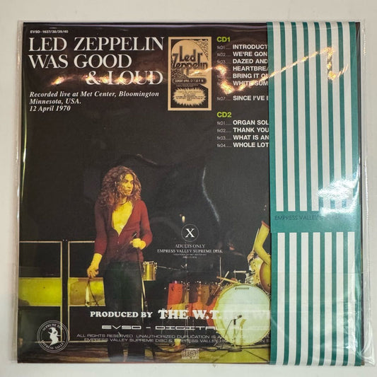 Led Zeppelin / LED ZEPPELIN WAS GOOD AND LOUD (2CD) Empress Valley