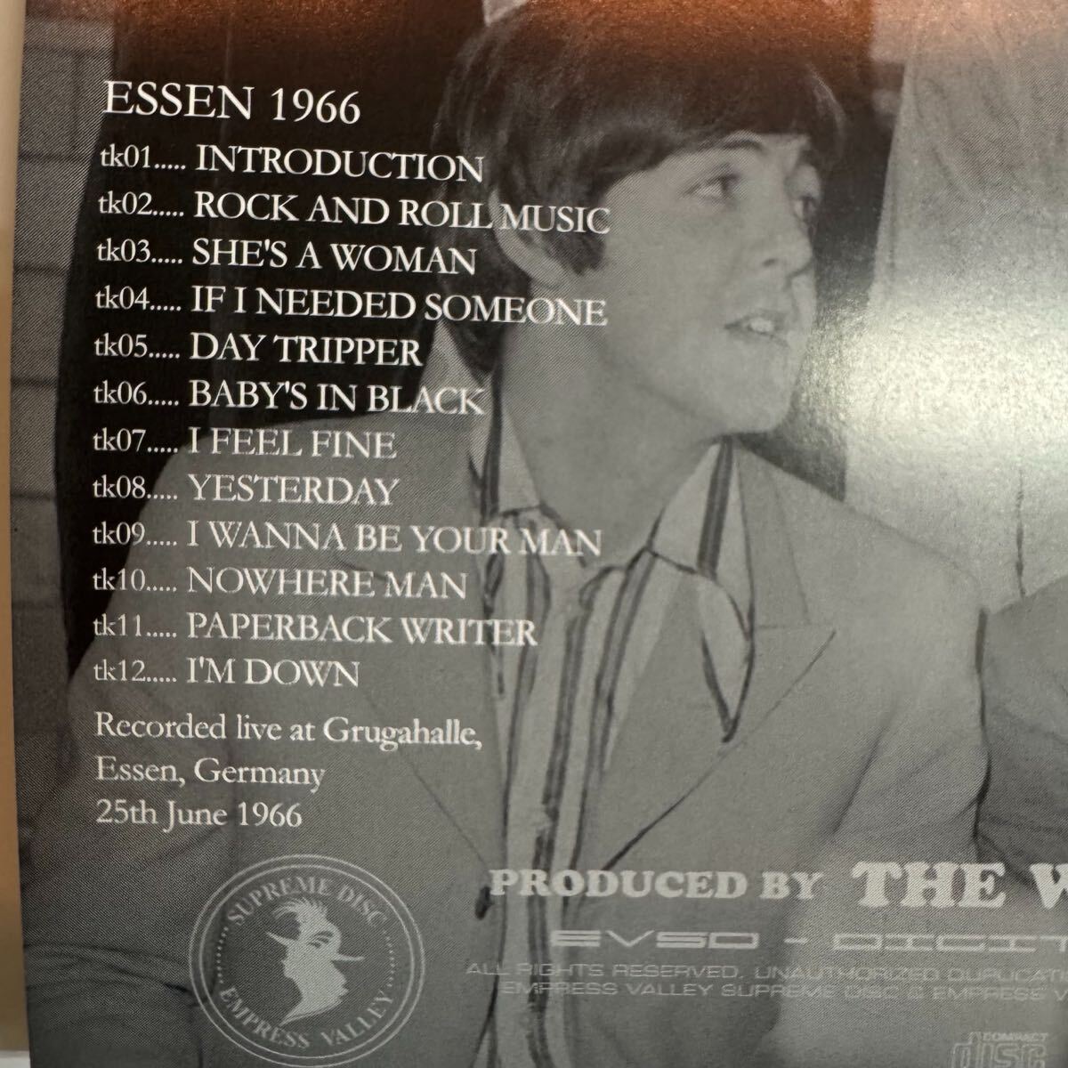 THE BEATLES / REVOLUTION BEFORE TOKYO (1CD) Soundboard EMPRESS VALLEY SUPREME DISK