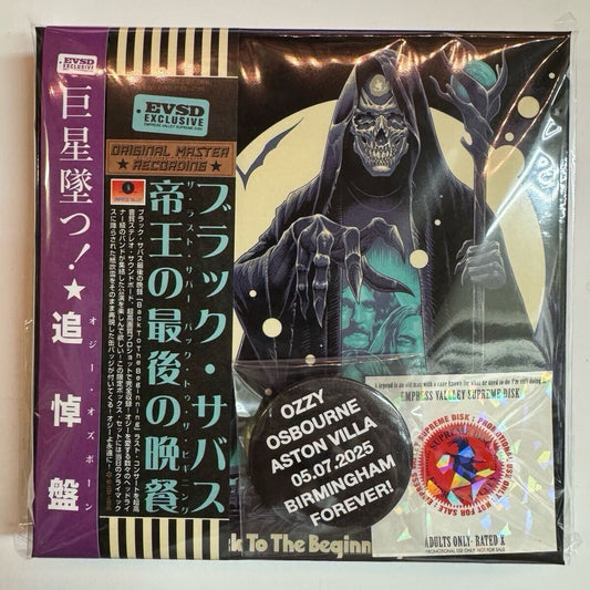 BLACK SABBATH / LA ÚLTIMA CENA Back To The Beginning Last Show Stereo Soundboard 6 CD Insignias de botón Caja limitada