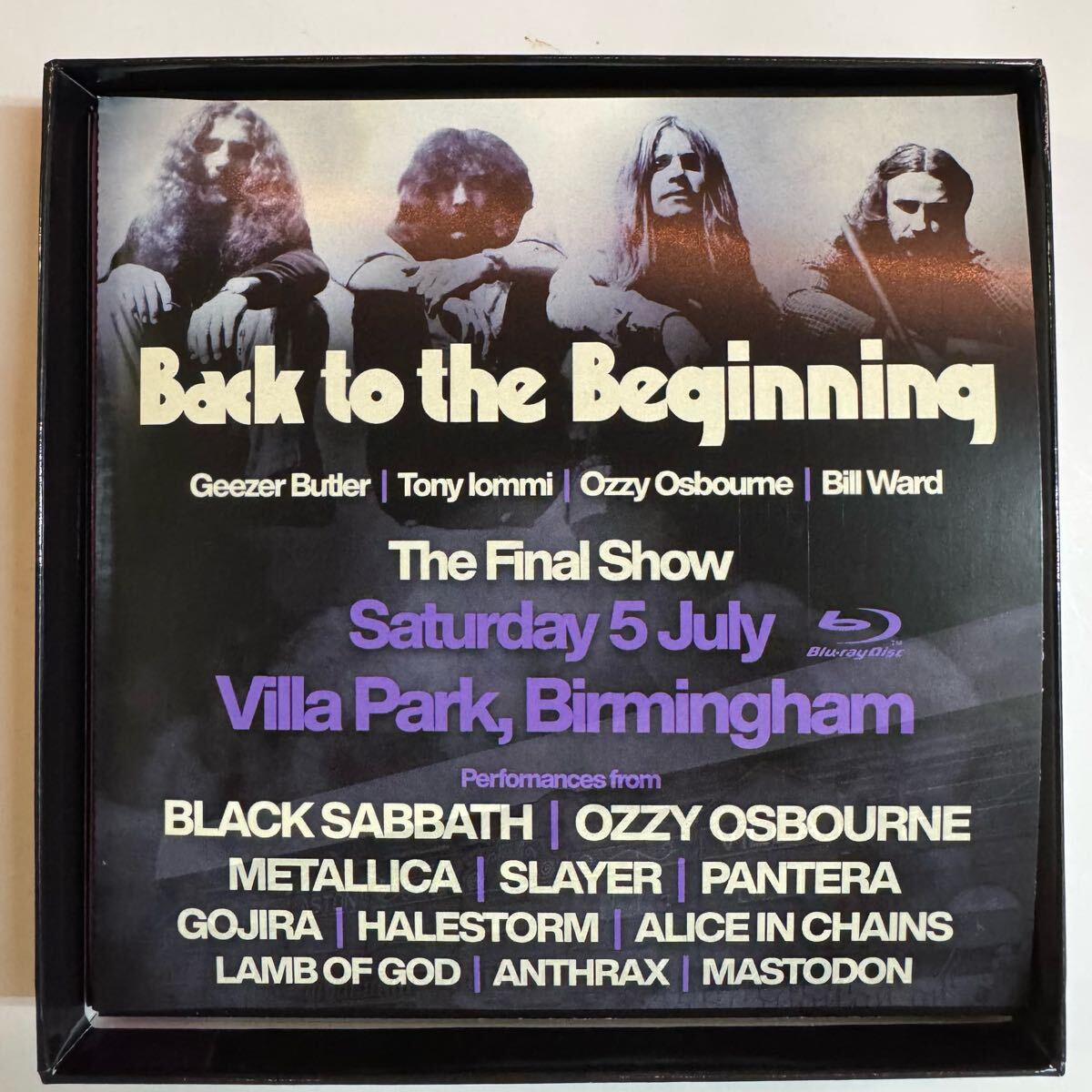 BLACK SABBATH / LA ÚLTIMA CENA Back To The Beginning Last Show Stereo Soundboard 6 CD Insignias de botón Caja limitada