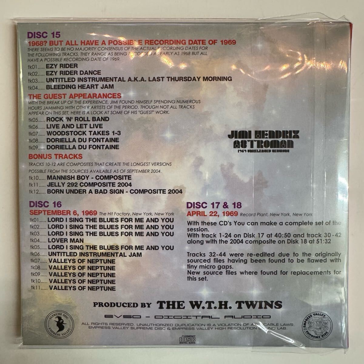 JIMI HENDRIX / ASTROMAN (18CD+Bonus BOX SET) Empress Valley New