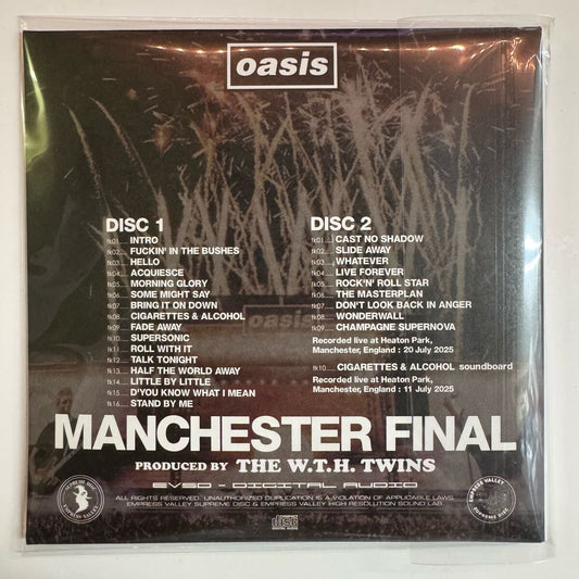 OASIS / MANCHESTER FINAL (2CD) Empress Valley New