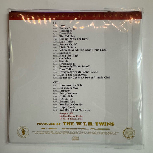 VAN HALEN / ROCKFORD NIGHT (2CD) Empress Valley New