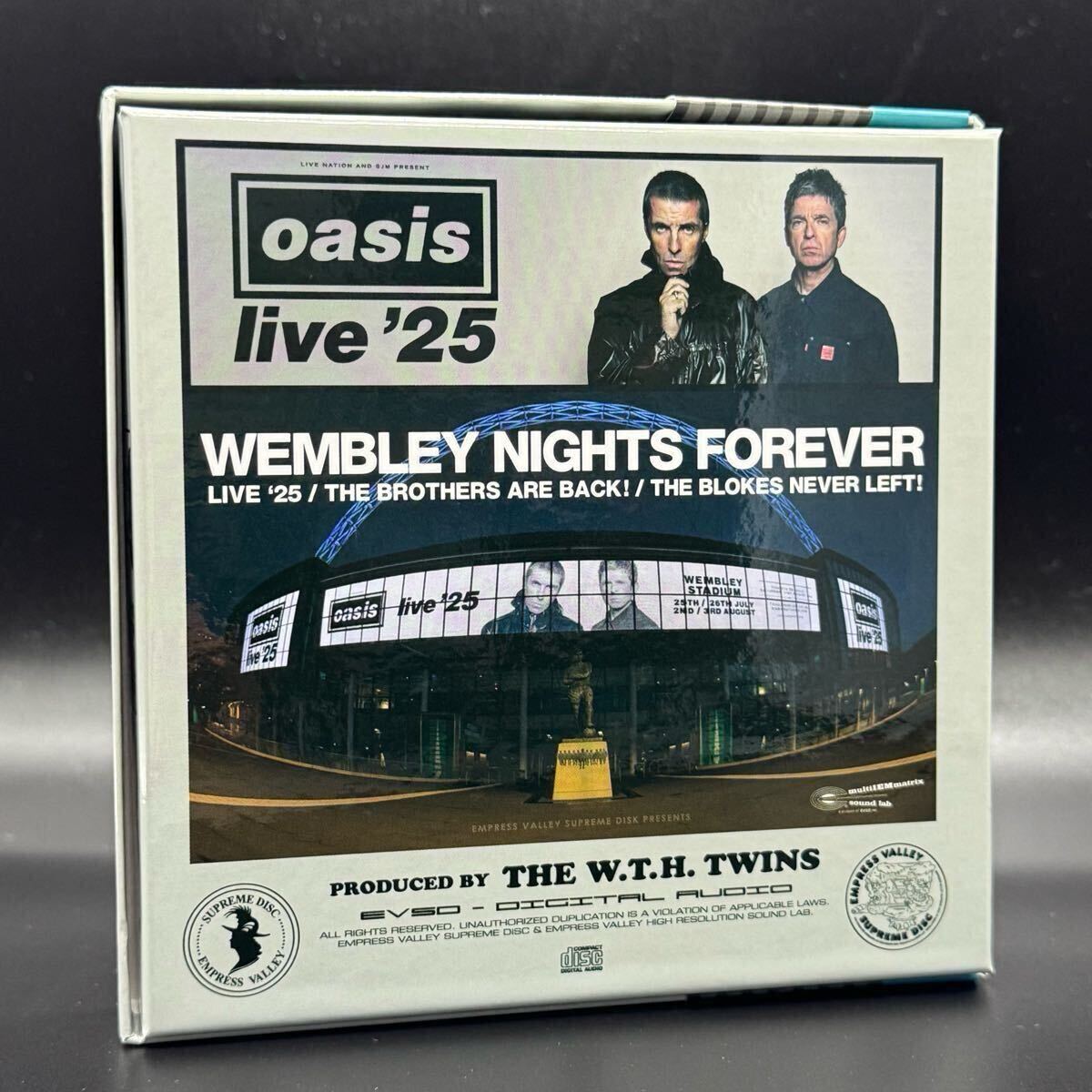OASIS / WEMBLEY NIGHTS FOREVER (4CD) Caja de folleto Empress Valley IEM SOUNDBOARD!