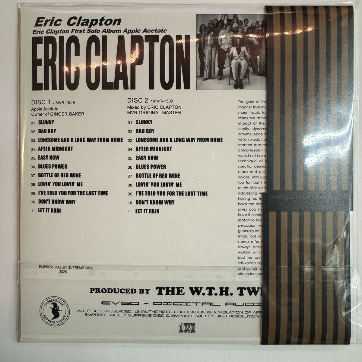 ERIC CLAPTON / APPLE ACETATE (2CD)