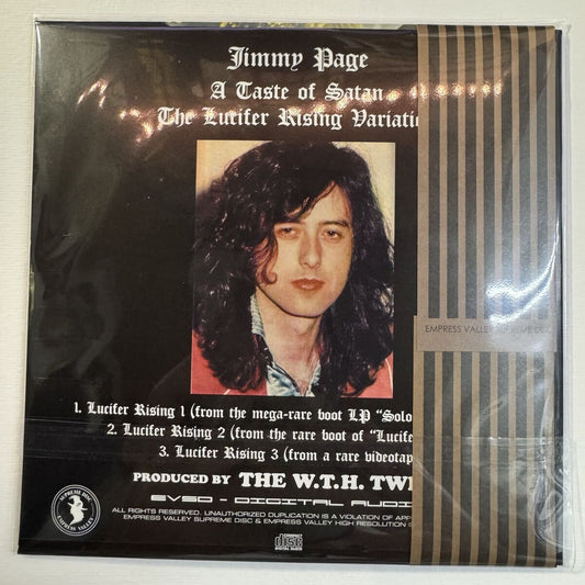 JIMMY PAGE / A TASTE OF SATAN The Lucifer Rising Variation (1CD)