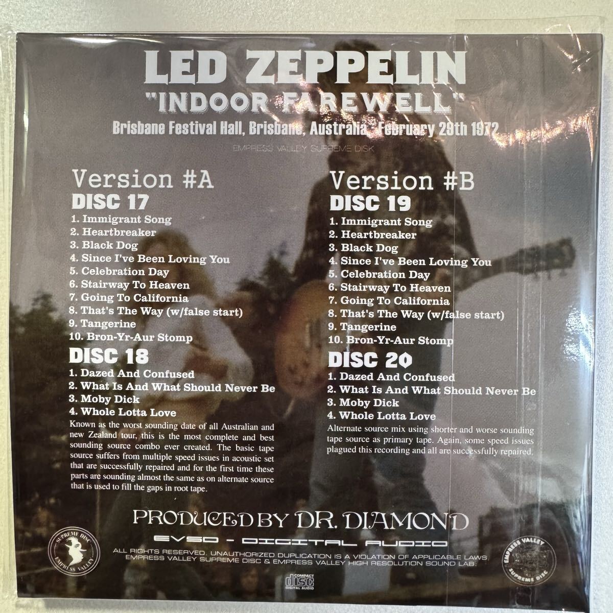 LED ZEPPELIN / THUNDER DOWN UNDER (20CD + BONUS BOX SET)