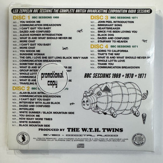 LED ZEPPELIN / Complete BBC SESSIONS 1969 1970 1971 (4CD)
