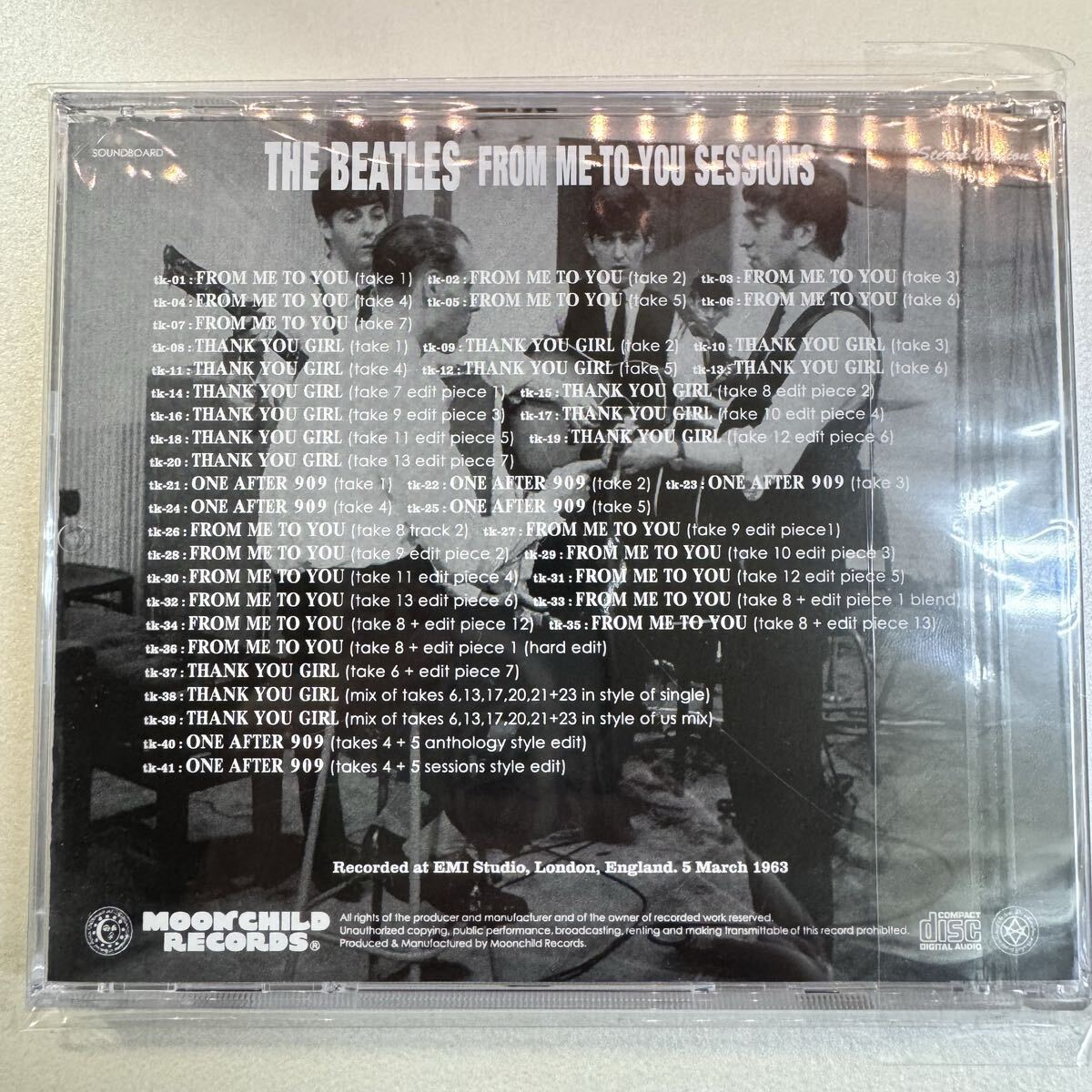 THE BEATLES / FROM ME TO YOU SESSIONS (1CD)