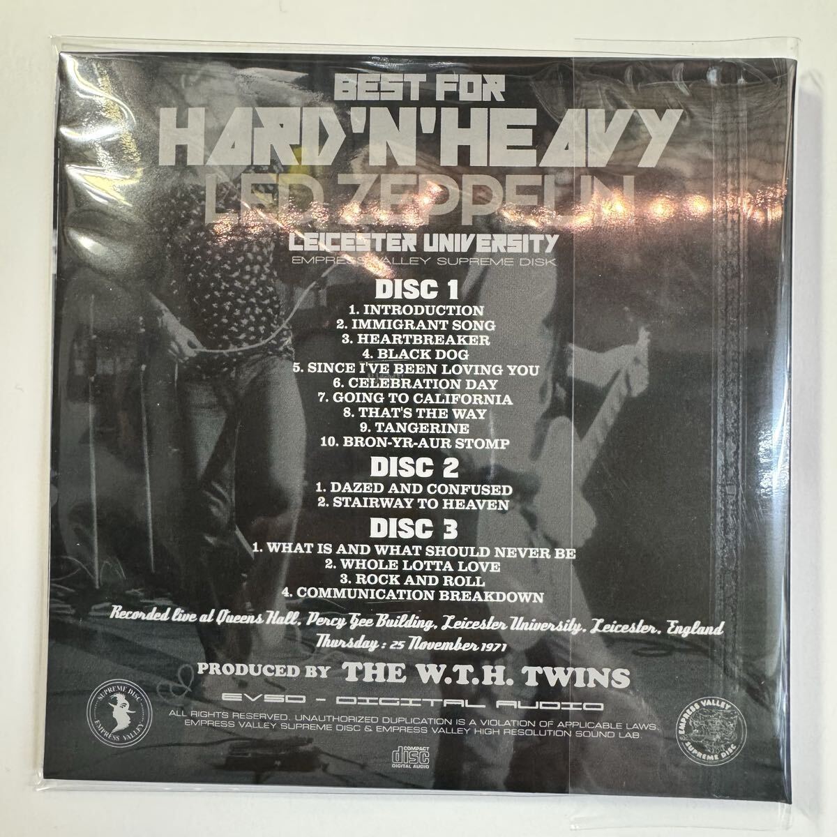 LED ZEPPELIN / BEST FOR HARD & HEAVY "The Rosary Forever" (3CD) Empress Valley