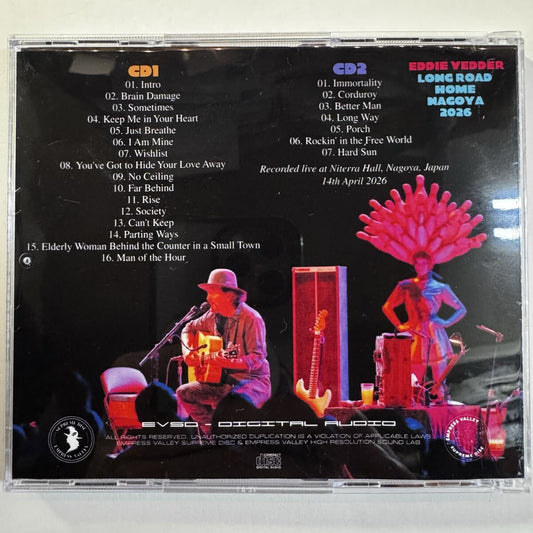 EDDIE VEDDER / LONG ROAD HOME NAGOYA 2026 JAPAN (2CDR)