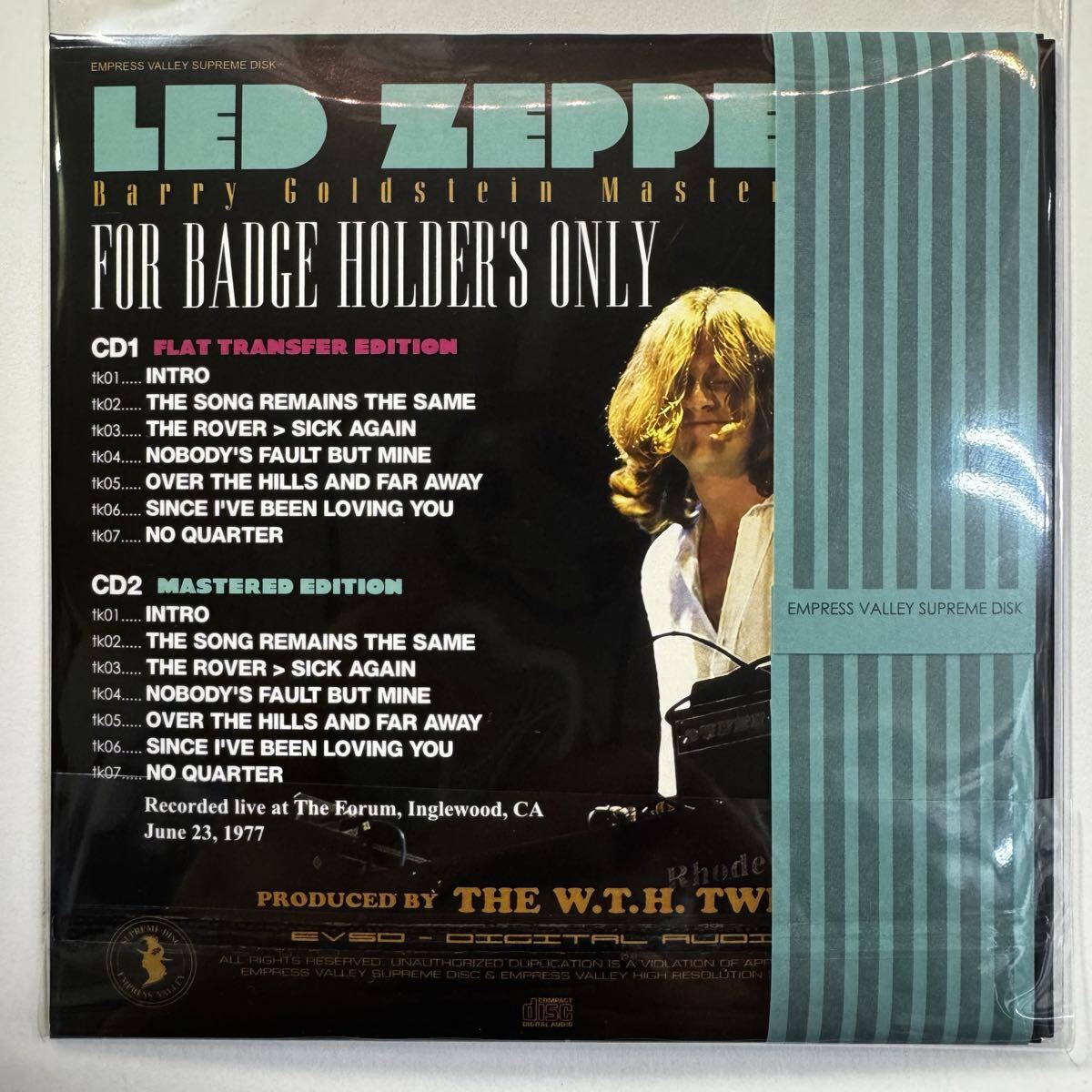 LED ZEPPELIN / BARRY GOLDSTEIN MASTER SERIES FOR BADGE HOLDERS ONLY EVSD (2CD)