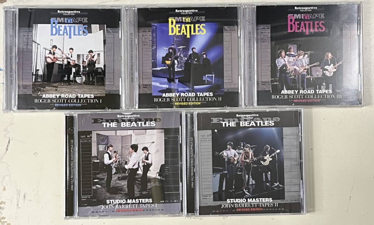 THE BEATLES / JOHN BARRETT & ROGER SCOTT COLLECTIONS 5 Titles (8CD)