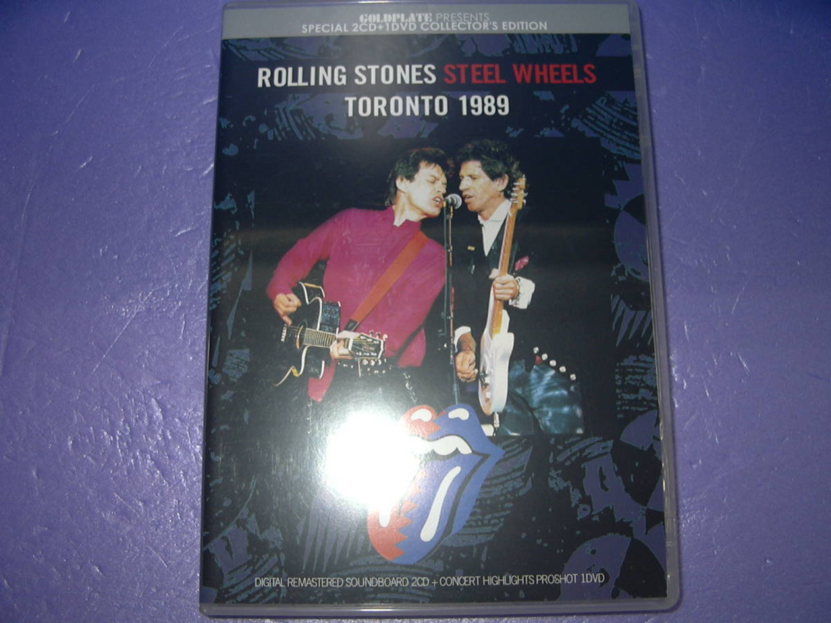 The Rolling Stones Steel Wheels Toronto 1989 2CD 1DVD Set