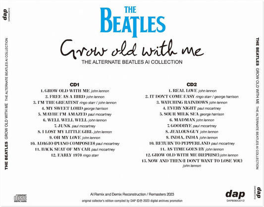 THE BEATLES / GROW OLD WITH ME THE ALTERNATE BEATLES AI COLLECTION (2CD)