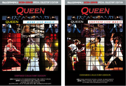 QUEEN / MORE LIVE MAGIC & ANOTHER LIVE MAGIC (4CD+4DVD)