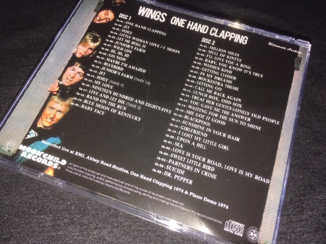 Wings One Hand Clapping 1974 2CD Moonchild Records Paul McCartney