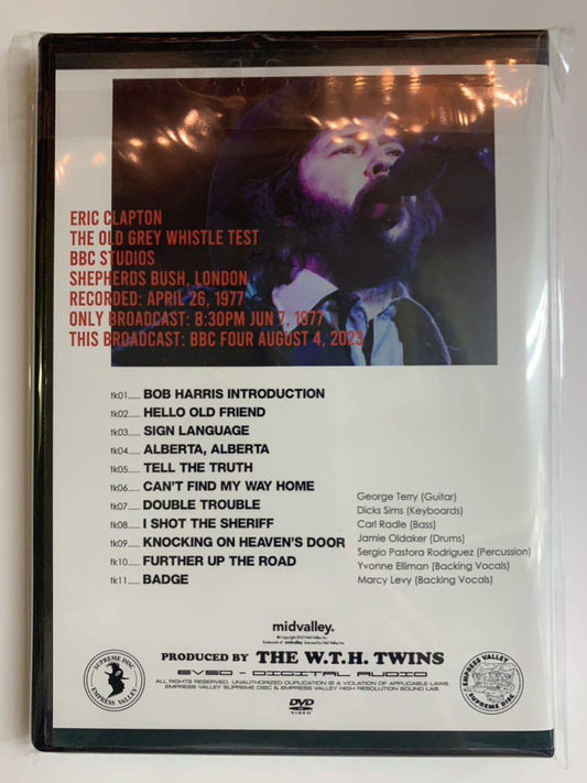 ERIC CLAPTON / ON WHISTLE TEST (1DVD)