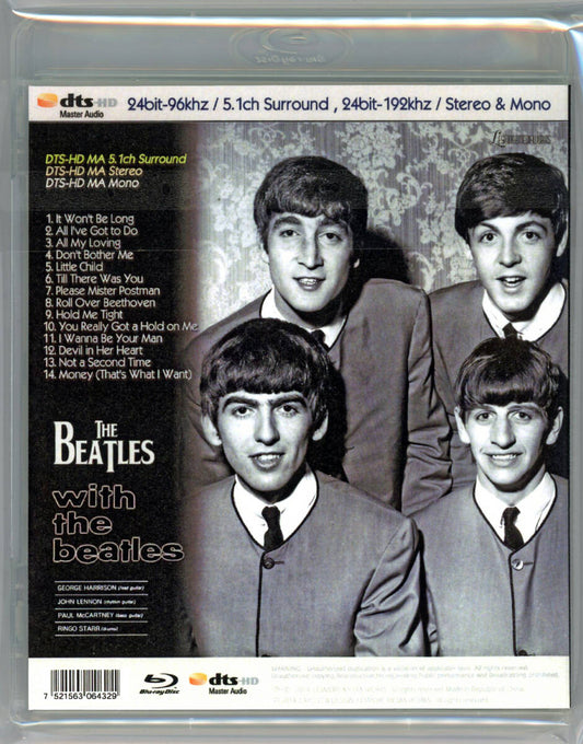 The Beatles / con los Beatles 24 bits-96 kHz / Sonido envolvente de 5.1 canales, 24 bits-192 kHz / Estéreo y mono (1BDR)