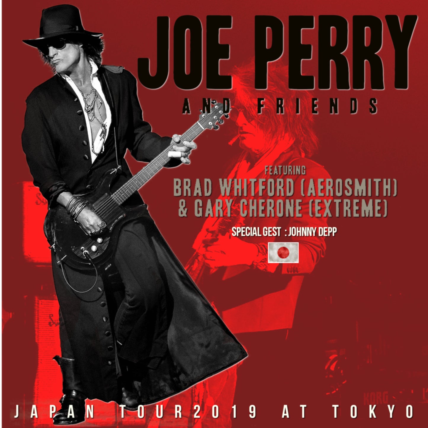 Joe Perry & Friends / Japan Tour2019 Stellar Ball SOUNDBOARD Johnny Depp (2CDR)