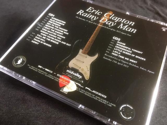 ERIC CLAPTON / Rainy Day Man 1st Night Budokan 2023 (2CD)