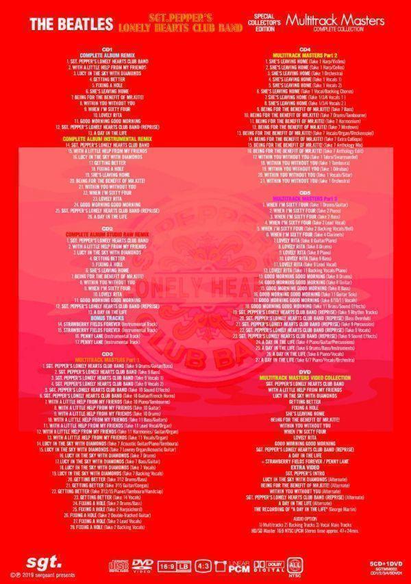 THE BEATLES / SPECIAL COLLECTOR'S EDITION MULTITRACK MASTERS 3 TITLE SET (3DVD+15CD)