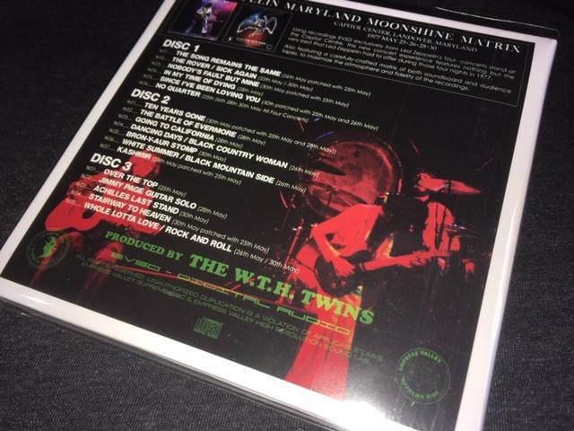 LED ZEPPELIN / MARYLAND MOONSHINE MATRIX 3CD Empress Valley