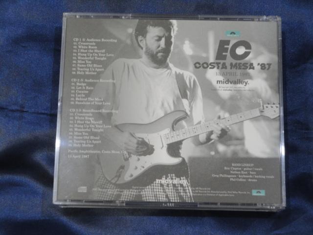 Eric Clapton Costa Mesa '87 Silver Pressed 2CD + Bonus 1CD