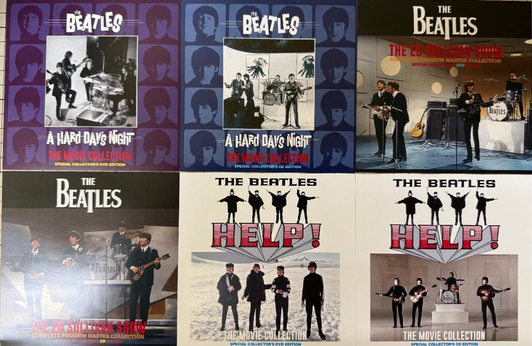 THE BEATLES /  A HARD DAY'S NIGHT THE MOVIE / HELP! THE MOVIE / THE ED SULLIVAN SHOW 6 Titles Set (6CD+6DVD)