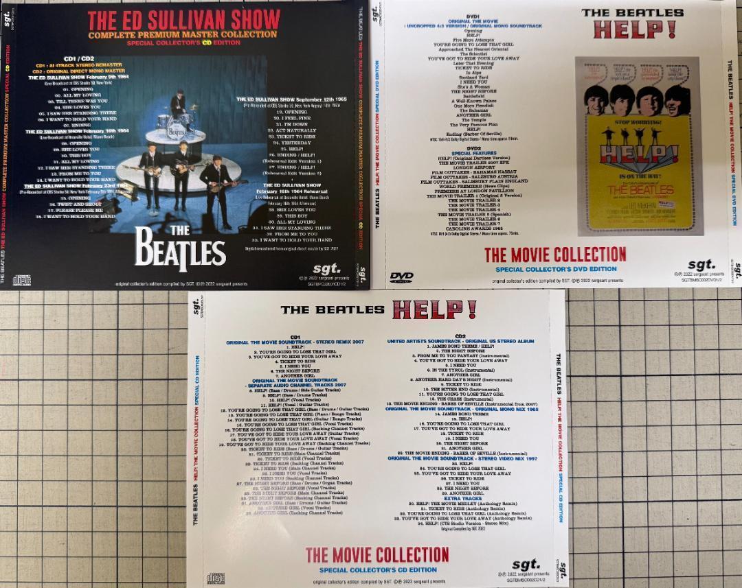 THE BEATLES /  A HARD DAY'S NIGHT THE MOVIE / HELP! THE MOVIE / THE ED SULLIVAN SHOW 6 Titles Set (6CD+6DVD)