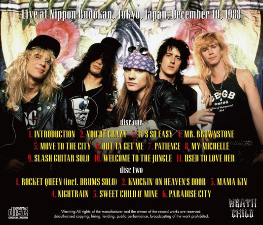 GUNS N' ROSES / DEFINITIVE BUDOKAN 1988 (2CD)