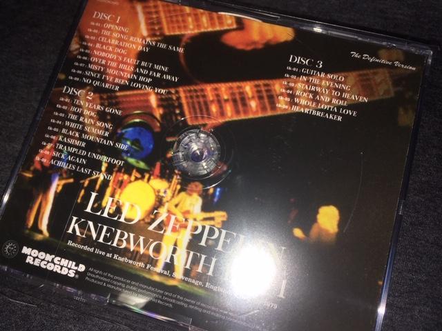 Led Zeppelin Knebworth Day 1 1979 Definitive Version 3CD Moonchild