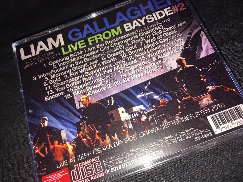 LIAM GALLAGHER / LIVE FROM BAYSIDE#2 (1CDR)