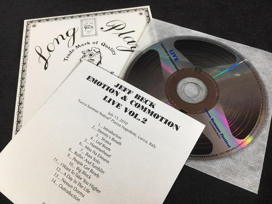 Jeff Beck / Emotion & Commotion Live Vol.2 (1CD)