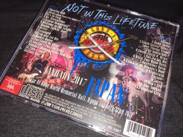 GUNS N' ROSES / LIVE FROM KOBE 2017 (2CDR+1DVDR)