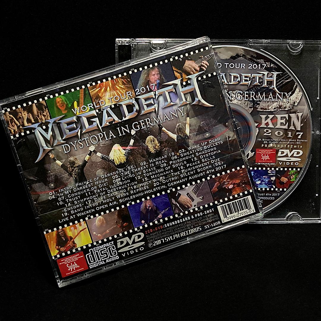 MEGADETH / DYSTOPIA IN GERMANY (2CDR+1DVDR)