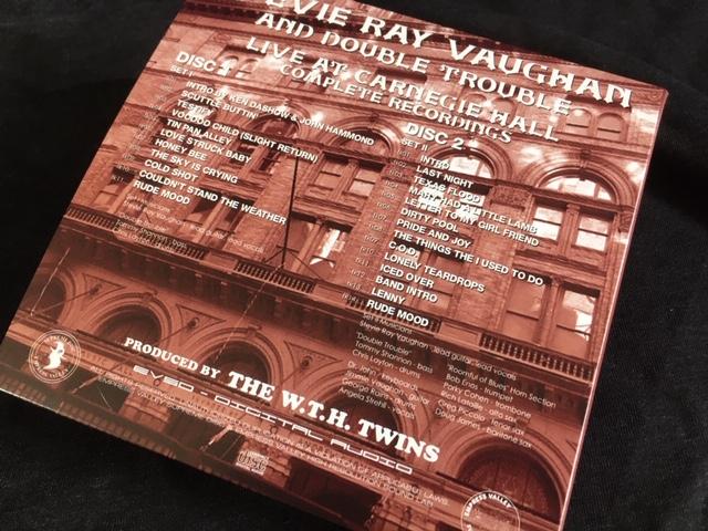 Stevie Ray Vaughan And Double Trouble / Live At Carnegie Hall 2CD