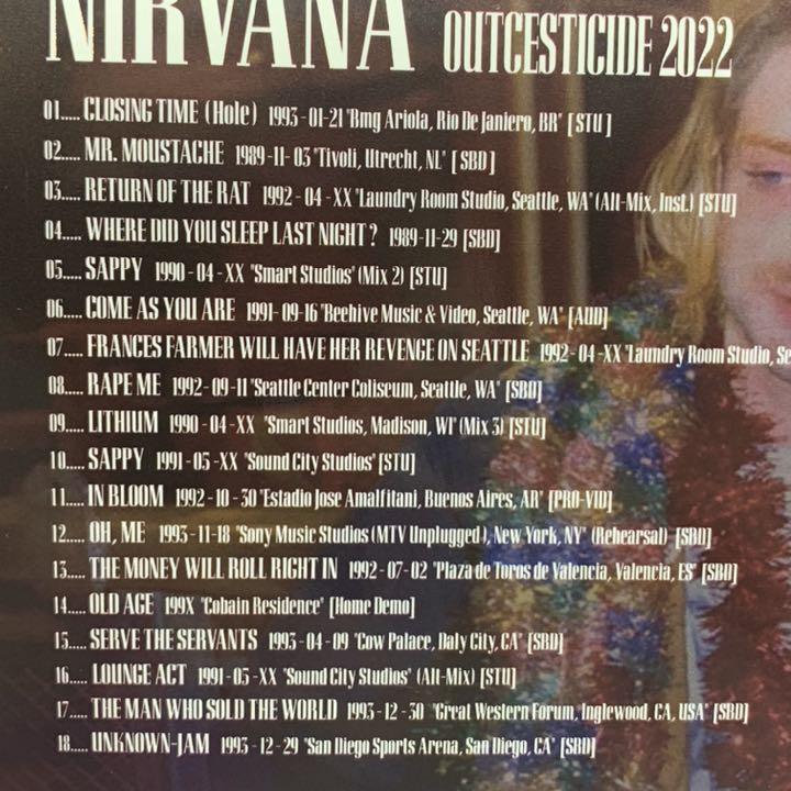 NIRVANA / OUTCESTICIDE 2022 Limited Edition (1CD)