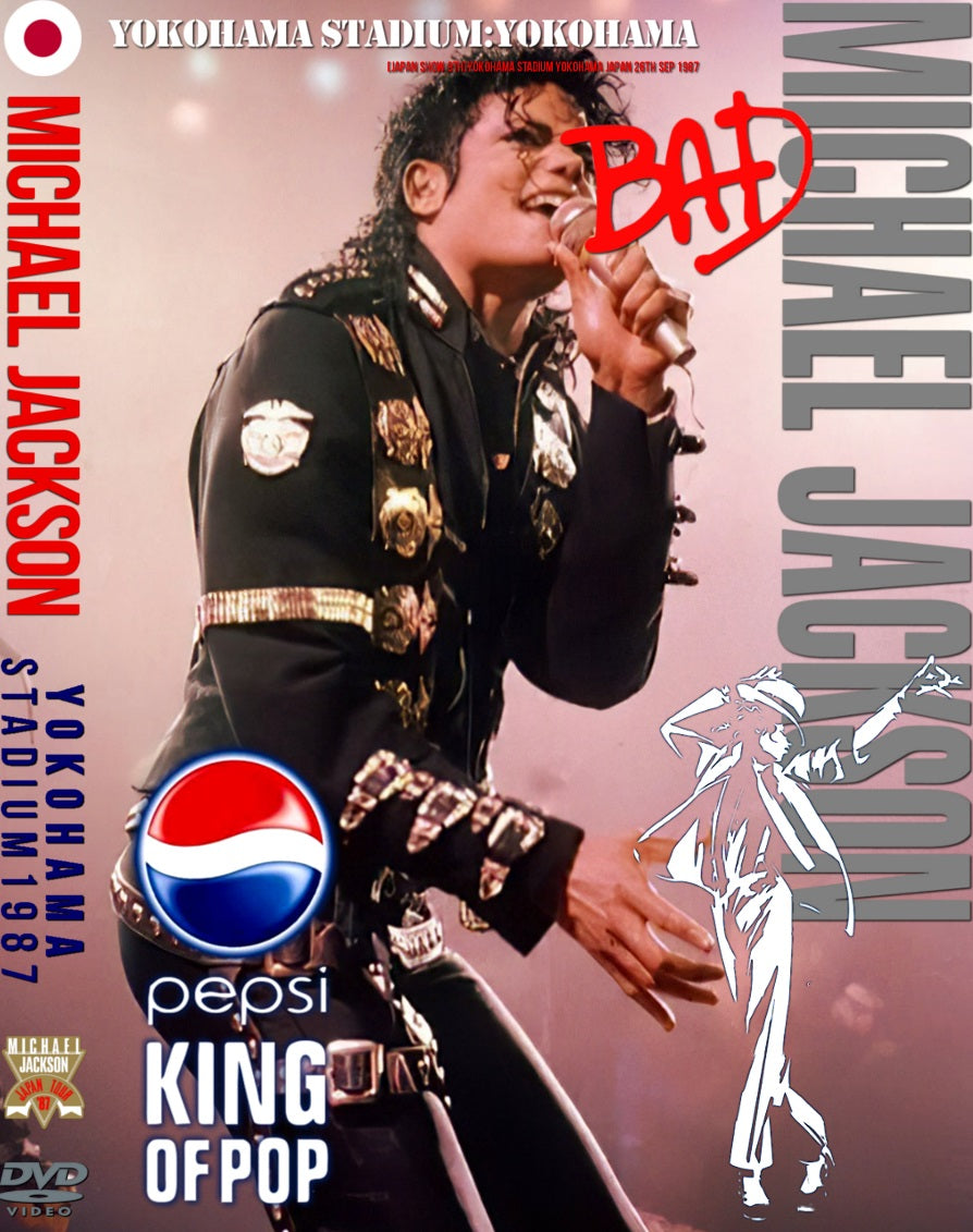 Michael Jackson / Bad World Tour1987 Japan Show 8th Yokohama Stadium (1DVDR)
