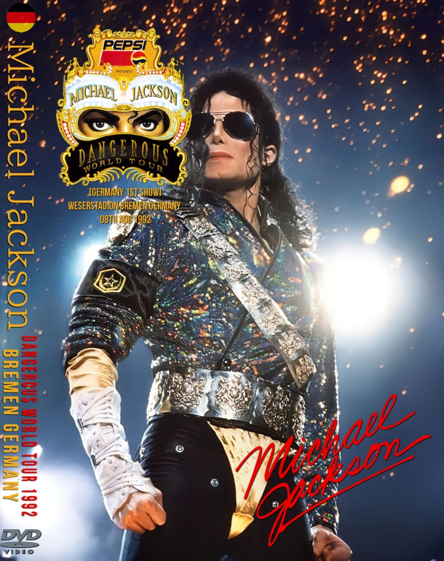 Michael Jackson / Dangerous World Tour 1992 Germany 1st Show Weserstadion Bremen (1DVDR)