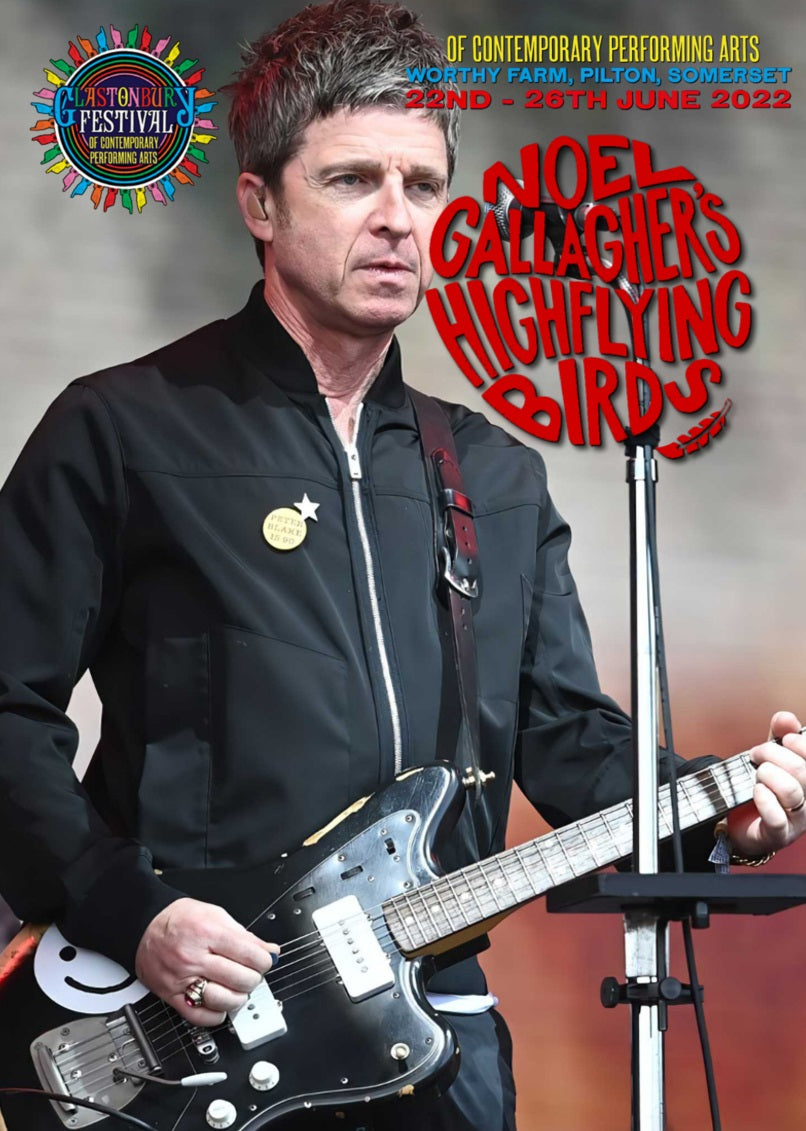 Noel Gallagher’s High Flying Birds / Glastonbury 2022 Worthy Farm Pilton England (1DVDR)