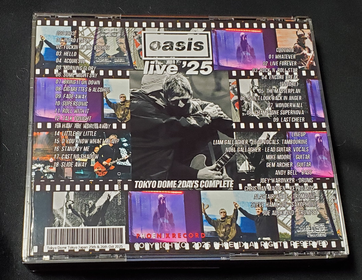 OASIS - Live in Japan2025 2Days Complete Edition (4CDR)